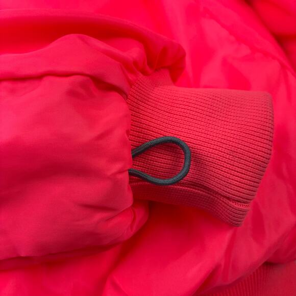 Vintage 1990s Columbia Reversible Down Puffer Jacket Pink Purple L - Picture 10 of 14